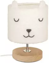 Atmosphera Lamp TOXEY naktinė lempa vaikams, meškiukas su ausytėmis, Ø 15 cm