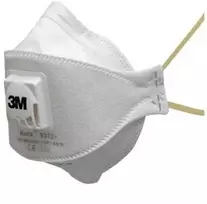3M Vienkartinis respiratorius su vožtuvu, sulankstomas