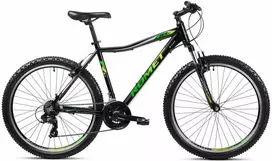 Dviratis Romet Rambler R6.1 JR 2025 juodas-žalias-pilkas-17" / M (Dydis: 17" / M)