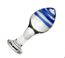 Stiklinis analinis kištukas Crystal Plug