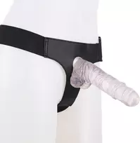 Varpos imitatorius Strap On, balta
