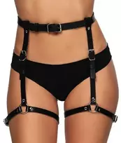 Seksualus odinis šlaunų ir kojų diržas Bondage Belt