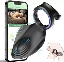 Vibruojantis žiedas su nuotolinio valdymo pulteliu APP Control