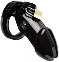 Reguliuojamas varpos narvas Cock Cage, 9 cm, juodas