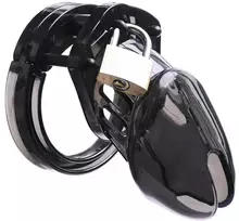 Reguliuojamas varpos narvas Cock Cage, 7 cm,, juodas