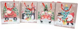 Home4You Dovanų maišelis MERRY M, 26x32x12cm, mix