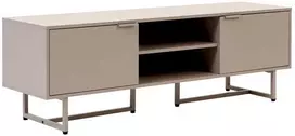TV staliukas Home4You Televizoriaus staliukas „CLARK“ 150 x 40 x H50 cm, pilkai rudos spalvos