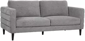 Home4You Sofa STEVENS 3-seater, pilkas