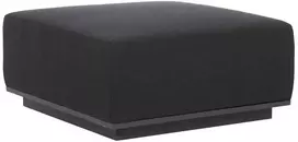 Sofa Home4You Dark Pufas FULLER 83x83xA42cm, tamsiai pilkas