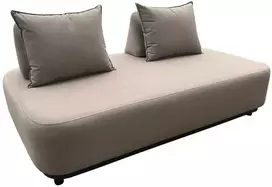 Lauko baldų komplektas Home4You Sofa AMORE, 2 vietų, smėlio spalvos