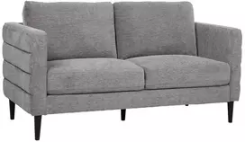 Home4You Sofa STEVENS 2-seater, pilkas