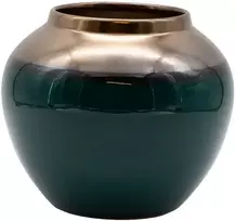 Home4You Vase TITAN STONE D20xH18cm, dark žalias
