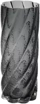 Home4You Vaza LAURO, D10xA25cm, pilkas stiklas