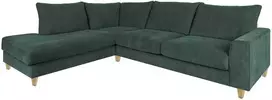 Home4You Kampinė sofa LAYLA LC, žalia