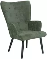Fotelis Home4You Armchair MATEO žalias
