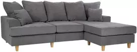Home4You Kampinė sofa JAMAICA pilka