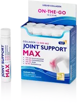 Swedish Nutra Collagen Joint Support MAX skystas jūrinis kolagenas sąnariams be cukraus šotai, 10 vnt.
