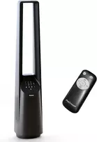 Pro Breeze bešepetėlinis bokštinis ventiliatorius, 6 greičiai, 101 cm, osciliacija, juodas, PB-F20