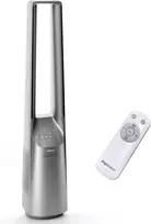 Pro Breeze bešepetėlinis bokštinis ventiliatorius, 101 cm, 6 greičiai, nuotolinis valdymas, sidabrinis PB-F-20S