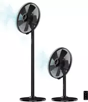 Cecotec EnergySilence 555 išmanusis 2-in-1 grindų ir stalo ventiliatorius, 55 W, 16 colių, nuotolinio valdymo pultas