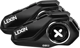 LEXIN motociklininkų Bluetooth ausinių rinkinys su interkomu, 6 asmenų ryšys, Bluetooth 5.0, LX-G2P