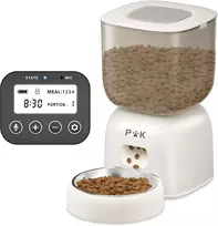 PUPPY KITTY automatinis kačių maisto dozatorius, 3 l talpa, balsinis pranešimas, ilga baterijos veikimo trukmė, F14-L