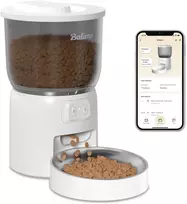 Balimo automatinis kačių maisto dozatorius su Wi-Fi, 3 l talpa, nerūdijančio plieno 304 dubuo, DU-F06W