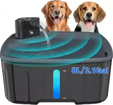 Kittyspout automatinė 8 l talpos gyvūnų gertuvė su judesio jutikliu, baterija 5000 mAh, filtru, tylia pompa