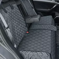 ANOSOSPECIAL vandeniui atspari automobilių galinės sėdynės apsauga šunims, universali, juoda