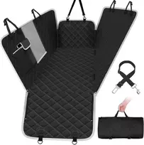 Pecute vandeniui atsparus automobilio sėdynės užvalkalas šunims su elastingu orlaidės tinkleliu 146x136 cm PSC-03
