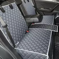 ANOSOSPECIAL šuns automobilio sėdynės užvalkalas, vandeniui atsparus, universalus, pilkas, Bench-Pilkas-Large