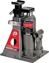 Powerbuilt hidraulinis butelinis domkratas su atrama, 2 t, 21,6–45 cm, Unibody automobiliams, 620470
