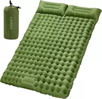 Sofa ERWEY savaime prisipūčiantis dvigubas turistinis kilimėlis, 200x135 cm, su integruota pompa ir pagalve