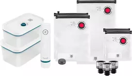 Zwilling vakuuminio pakavimo rinkinys, 11 dalių, automatinė pompa, daugiaspalvis, 1024081
