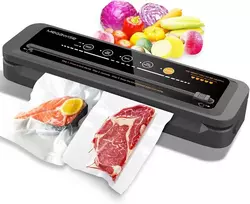 Megawise vakuuminė pakavimo mašina 80 kPa, automatinė, 110 W, 38,6 x 10,4 x 5,8 cm, VS6621