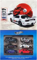 Mattel HOT WHEELS šešių japoniškų automodeliukų rinkinys (JLB23)