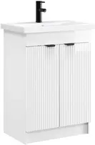 Vonios baldų rinkinys Itin blizgi balta 78,5 x 37,5 x 81 cm