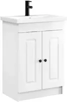 Vonios baldų rinkinys Itin blizgi balta 78,5 x 37,5 x 81 cm