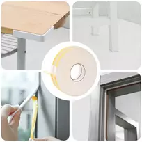 Savigautinė putų juosta 2 vnt. Balta 15mm x 10m CR putplastis