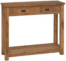 Konsolinis stalas Natūrali 90 x 30 x 80 cm Kieto teka medžio