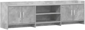 TV staliukas Televizoriaus spintelė 168 x 33 x 47 cm Betono pilka