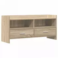 TV staliukas Televizoriaus spintelė 100 x 33 x 47 cm Sonoma ąžuolas