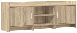 TV staliukas Televizoriaus spintelė 130 x 33 x 47 cm Sonoma ąžuolas