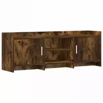 TV staliukas Televizoriaus spintelė 130 x 33 x 47 cm Dūminio ąžuolo