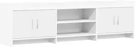 TV staliukas Televizoriaus spintelė 168 x 33 x 47 cm Balta Apdirbta mediena
