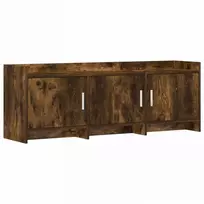 TV staliukas Televizoriaus spintelė 130 x 33 x 47 cm Dūminio ąžuolo
