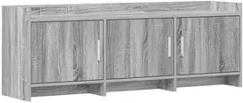 TV staliukas Televizoriaus spintelė 130 x 33 x 47 cm Pilka Sonoma