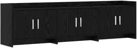 TV staliukas Televizoriaus spintelė 168 x 33 x 47 cm Juodojo ąžuolo