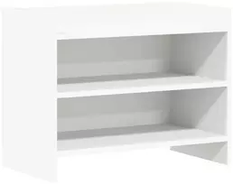 TV staliukas Televizoriaus spintelė 60 x 33 x 47 cm Balta Apdirbta mediena