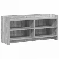 TV staliukas Televizoriaus spintelė 100 x 33 x 47 cm Pilka Sonoma